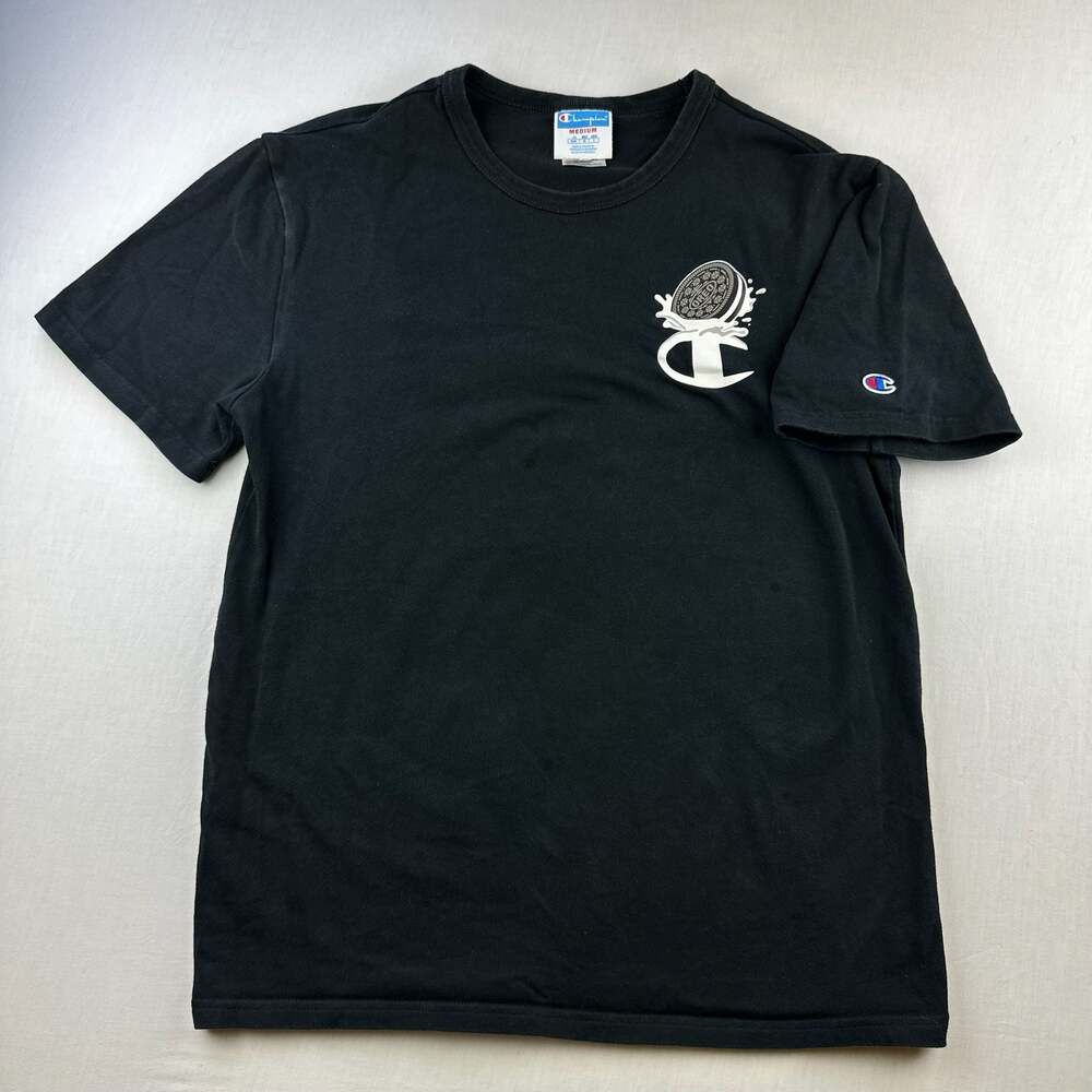 Champion x Oreo "Dunk Champion" T-Shirt, Black,